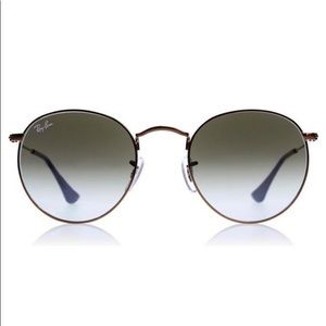 Ray-Ban dark bronze and grey unisex sunglasses